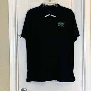 Nike Dri-Fit Golf Polo Black Size XL Oddly Good